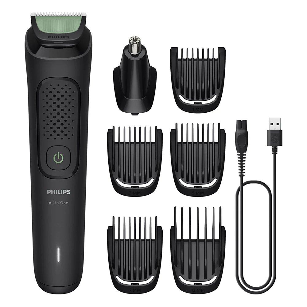 Philips 7-in-1 Multi Grooming Kit MG3920/15 | Beard, hair & nose trimming | 60 min cordless | USB-A charging | Washable parts | Pouch included