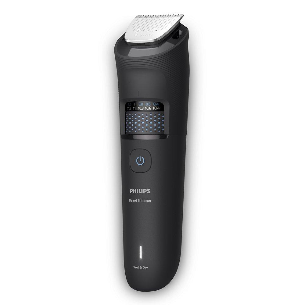 Philips Beard Trimmer BT5780/15 | 40 length settings 0.4–20 mm | Catches cut hairs to reduce mess | 100% washable | Up to 100 min cordless + 5-min quick charge | Charging stand | USB-A charging