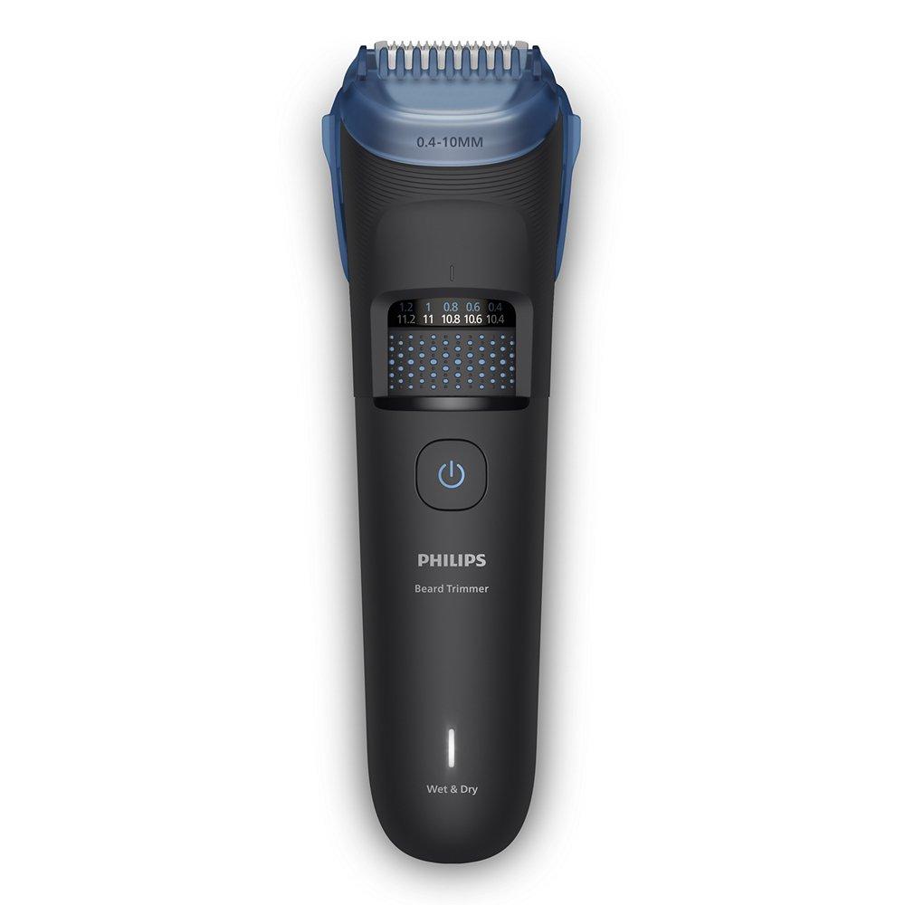 Philips Beard Trimmer BT5780/15 | 40 length settings 0.4–20 mm | Catches cut hairs to reduce mess | 100% washable | Up to 100 min cordless + 5-min quick charge | Charging stand | USB-A charging