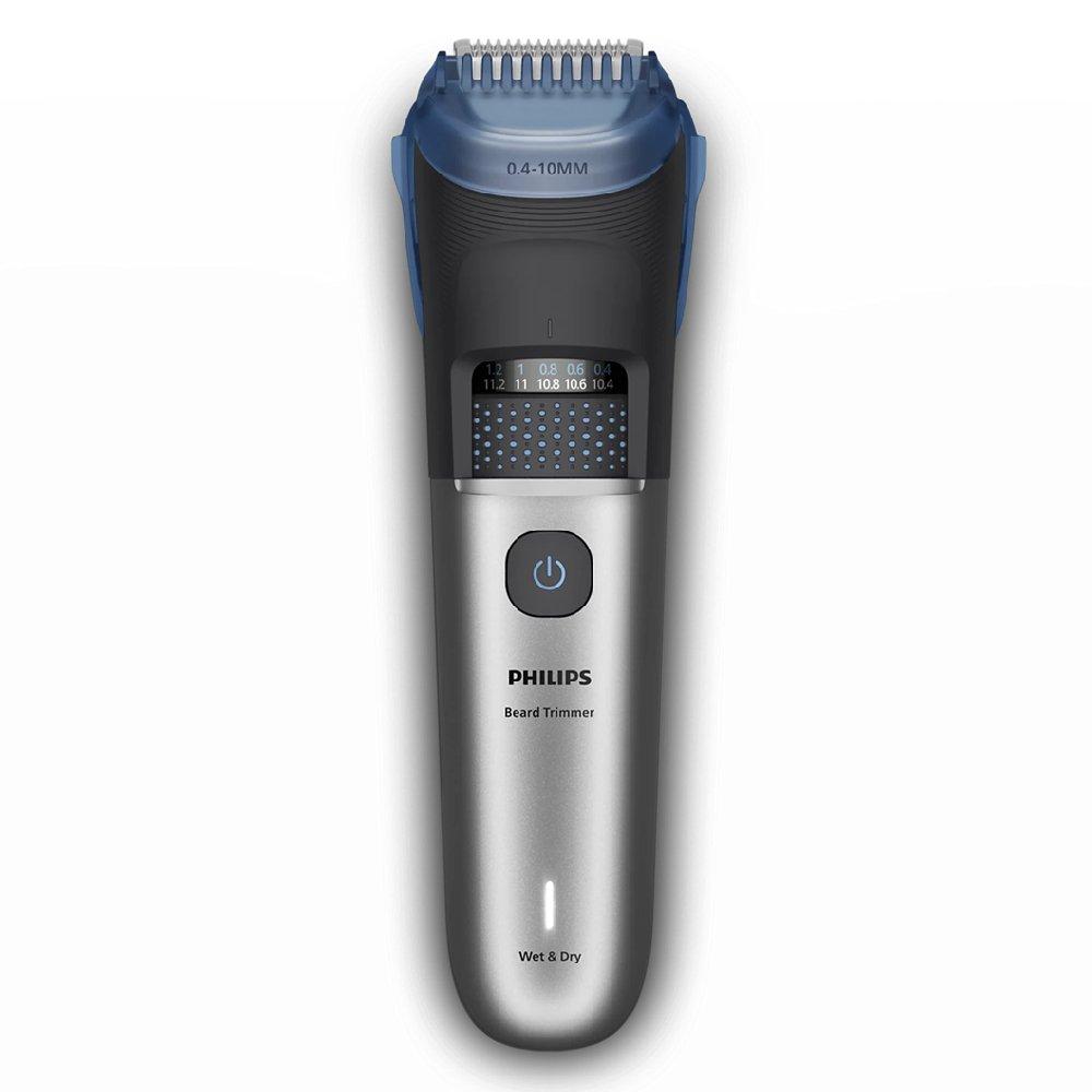 Philips Beard Trimmer BT7670/15 | 40 length settings 0.4–20 mm | Catches cut hairs to reduce mess | Wet & dry | Up to 120 min cordless | USB-A charging | Charging stand + pouch
