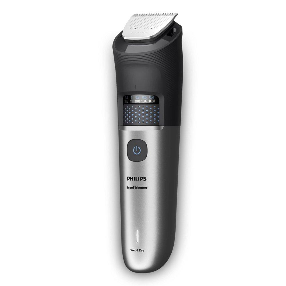 Philips Beard Trimmer BT7670/15 | 40 length settings 0.4–20 mm | Catches cut hairs to reduce mess | Wet & dry | Up to 120 min cordless | USB-A charging | Charging stand + pouch