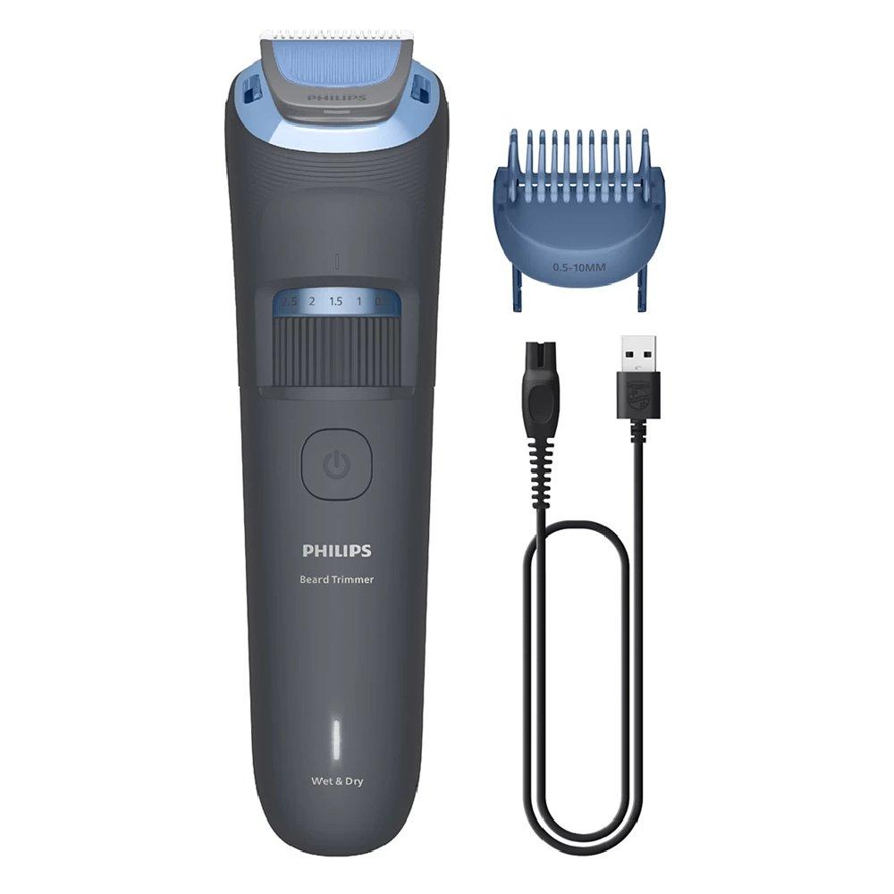 Philips Beard Trimmer BT3617/15 | 20 length settings 0.5–10 mm | Comb lifts hairs for an even trim | 100% washable | Up to 60 min cordless | USB-A charging