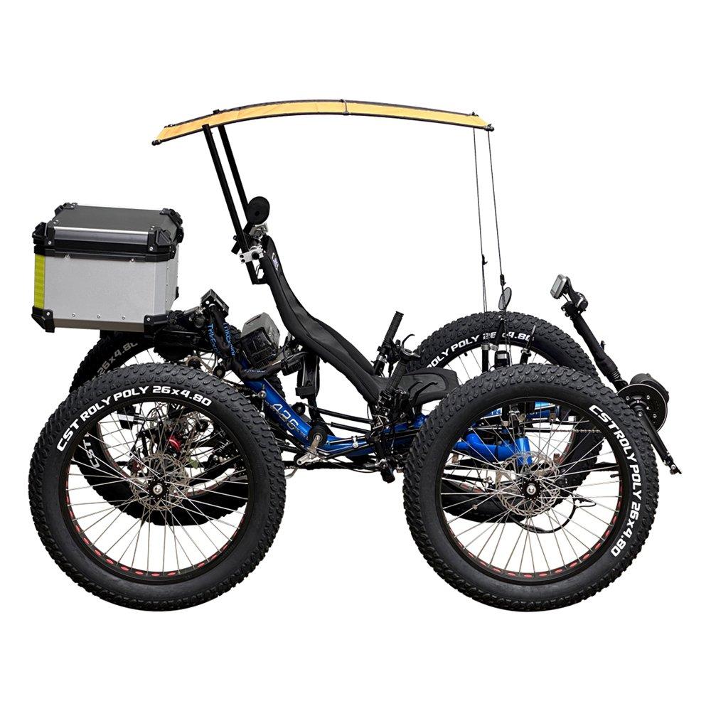 Pre-Order TrikExplor 4WD Off-Road Recumbent Quad - Black