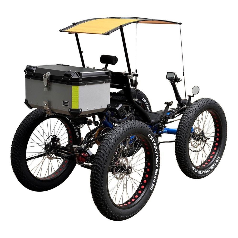 Pre-Order TrikExplor 4WD Off-Road Recumbent Quad - Black