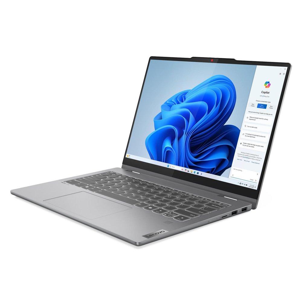 Lenovo IdeaPad 5 2-in-1 Laptop, Intel Core i7, 16GB RAM, 1TB SSD, Intel UHD Graphics, 14”, Windows 11 Home, 83KX003YAX - Grey