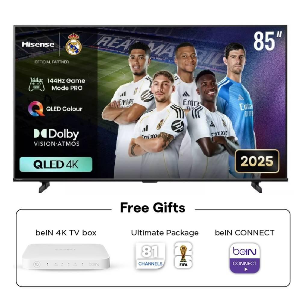 Hisense 85-inch QLED 4K Smart TV 144Hz, 85Q71Q