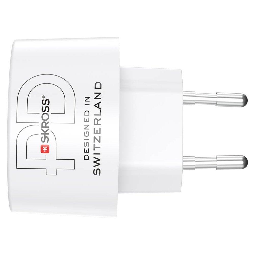 شاحن يو اس بي مع كابل من سكروس AC65PD، 1302425 - أبيض