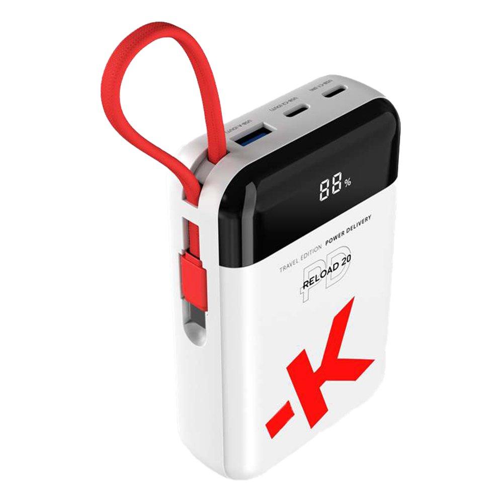 باور بانك سكروس ريلود 20,000 مللي أمبير/ساعة، SKPBR20TRA02CN - أبيض
