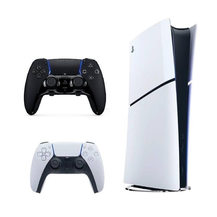 Sony PlayStation 5 Slim - Digital Edition Console + DualSense Wireless Black Controller