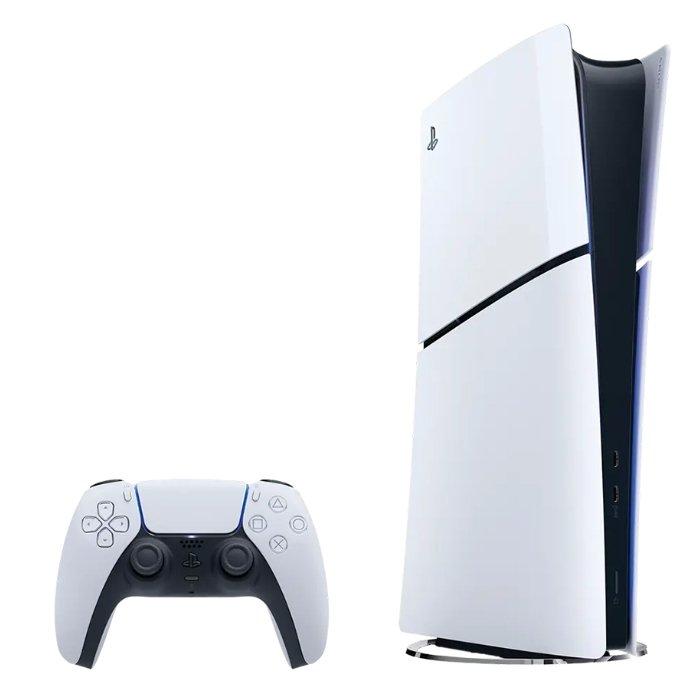 Sony PlayStation 5 Slim - Digital Edition Console + DualSense Wireless Black Controller