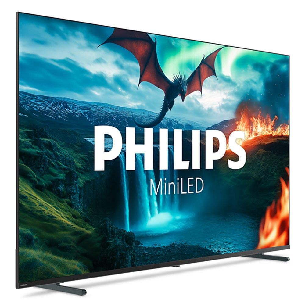 تلفزيون فيليبس QD ميني ليد، 65 بوصة، 65MLED800/56 - أسود