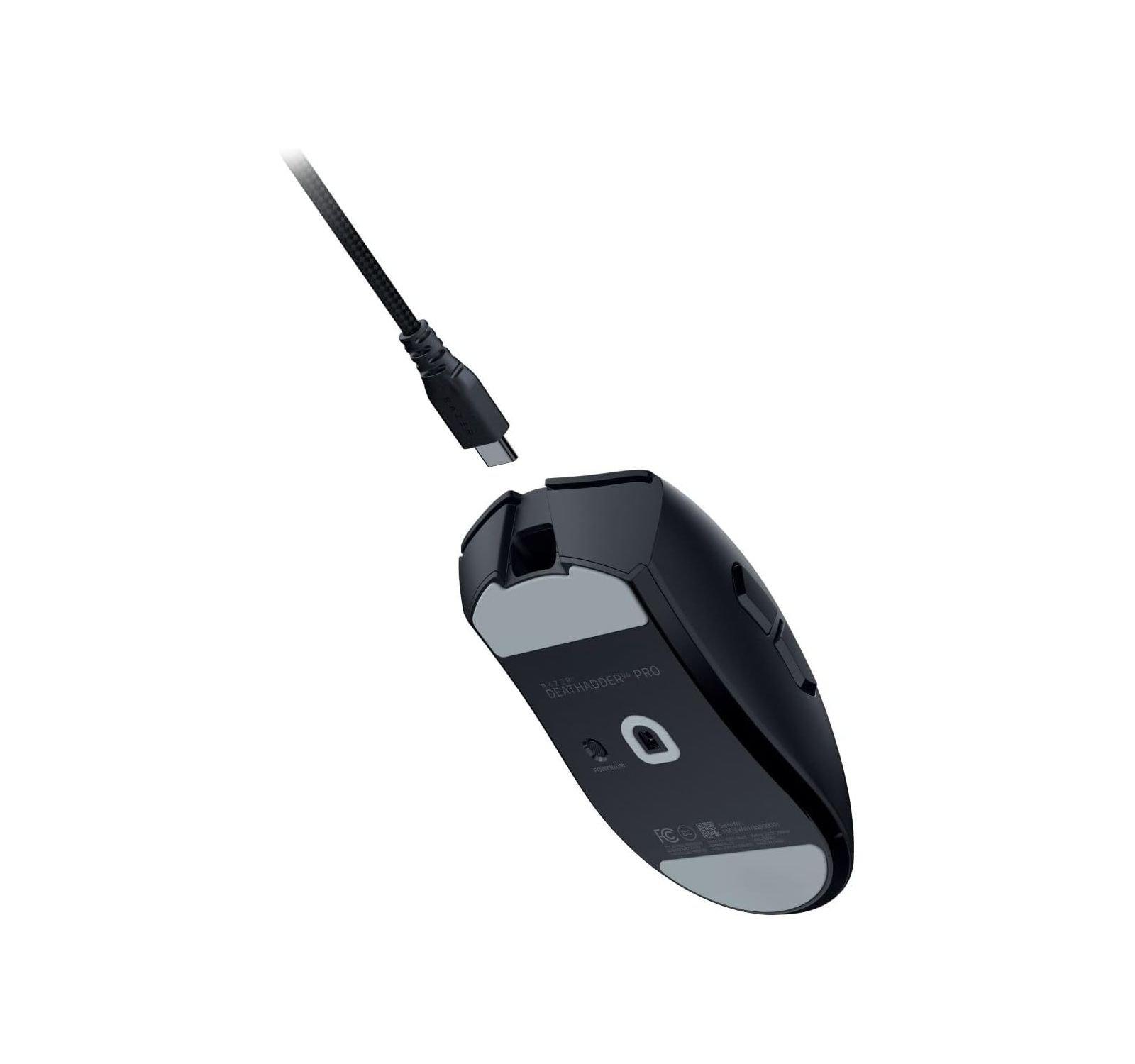 Razer DeathAdder V4 Pro Mouse, Wireless, RZ01-05330100-R3U1 - Black