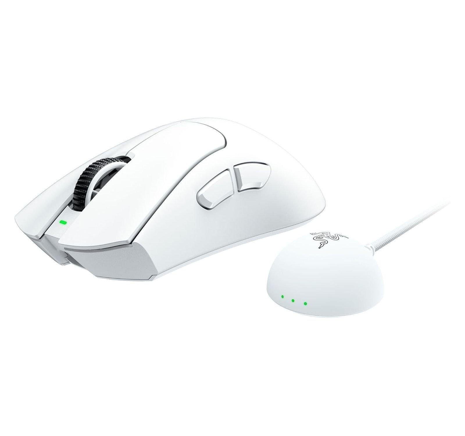 Razer DeathAdder V4 Pro Mouse, Wireless, RZ01-05330200-R3U1 - White