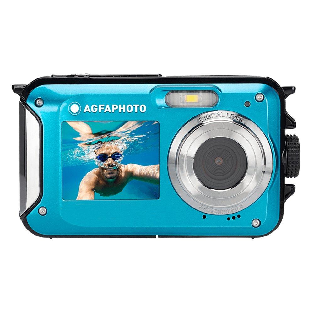 Agfa 24MP Waterproof Digital Camera, WP8000BL – Blue