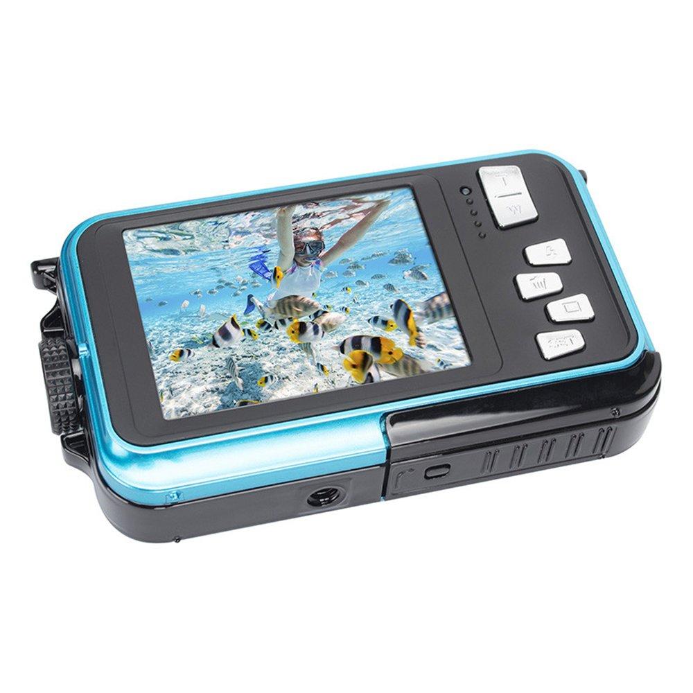 Agfa 24MP Waterproof Digital Camera, WP8000BL – Blue