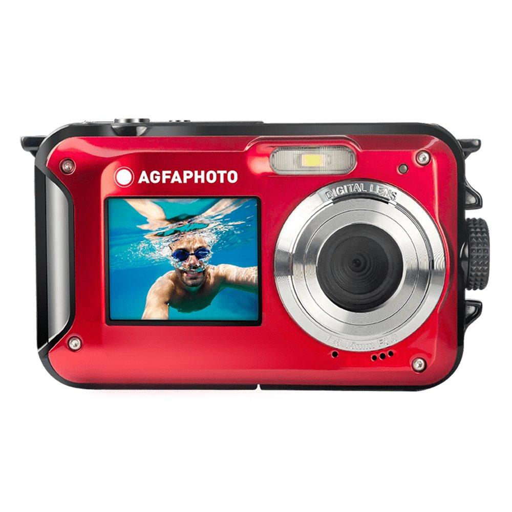 Agfa 24MP Waterproof Digital Camera, WP8000RD – Red