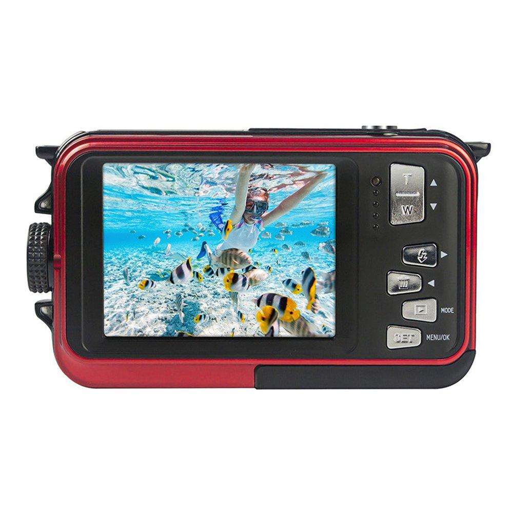 Agfa 24MP Waterproof Digital Camera, WP8000RD – Red