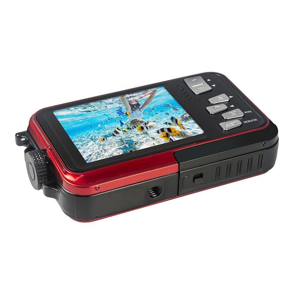 Agfa 24MP Waterproof Digital Camera, WP8000RD – Red