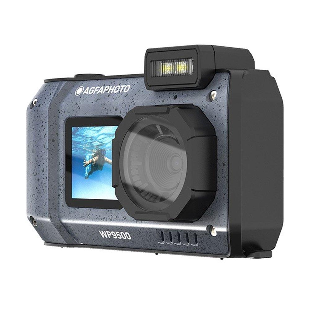 Agfa 24MP 4K Waterproof Digital Camera, WP9500BK – Black