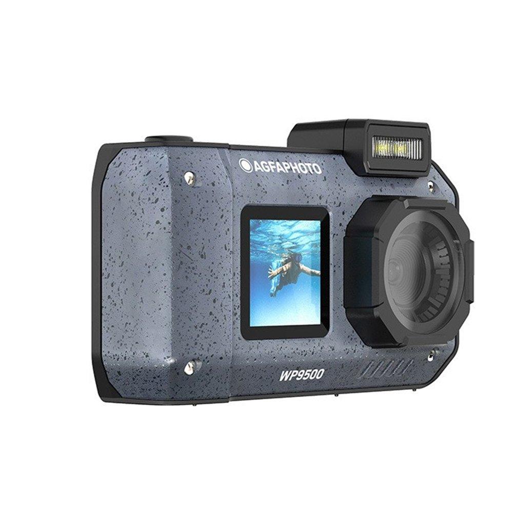 Agfa 24MP 4K Waterproof Digital Camera, WP9500BK – Black