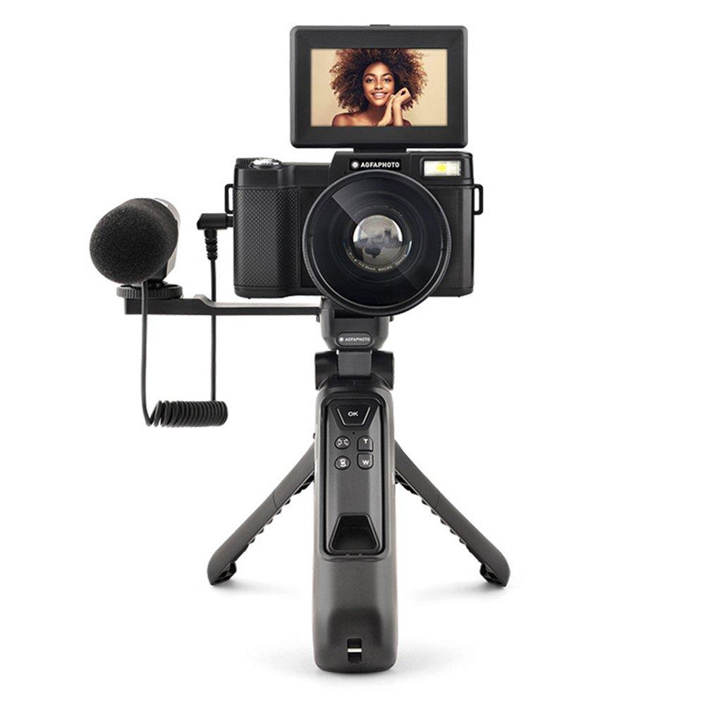 Agfa 24MP 4K Vlogging Camera, VLG4KDIG – Black