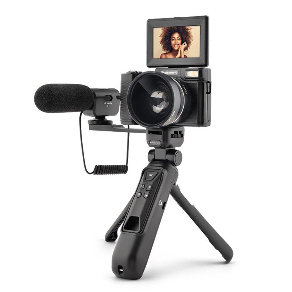 Agfa 24MP 4K Vlogging Camera, VLG4KDIG – Black