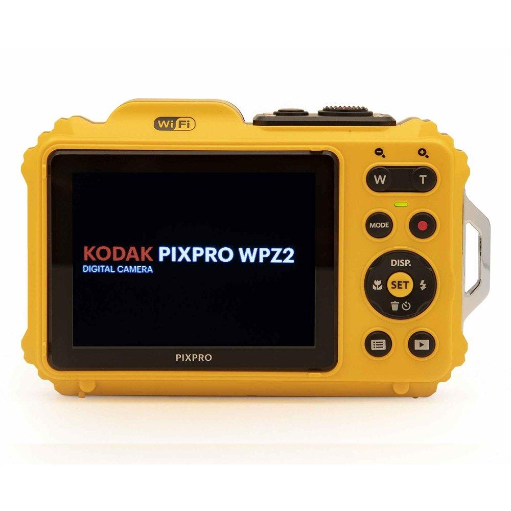 Kodak Pixpro Waterproof Digital Camera, 4x Optical Zoom, WPZ2YL - Yellow