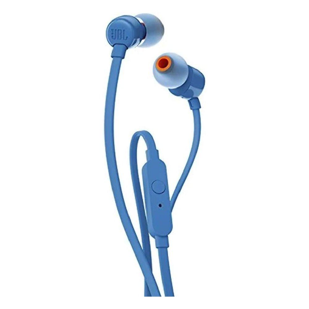 JBL TUNE 110 Wired In-Ear Headphones – Blue