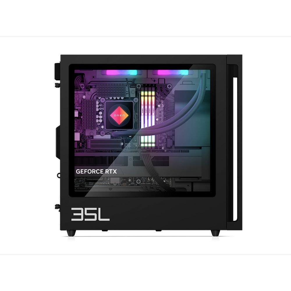 HP OMEN 35L Gaming Desktop, Intel i7, 64GB, 2TB, NVIDIA GeForce RTX 5080, Windows 11 Home, GT17-0000NE - Black
