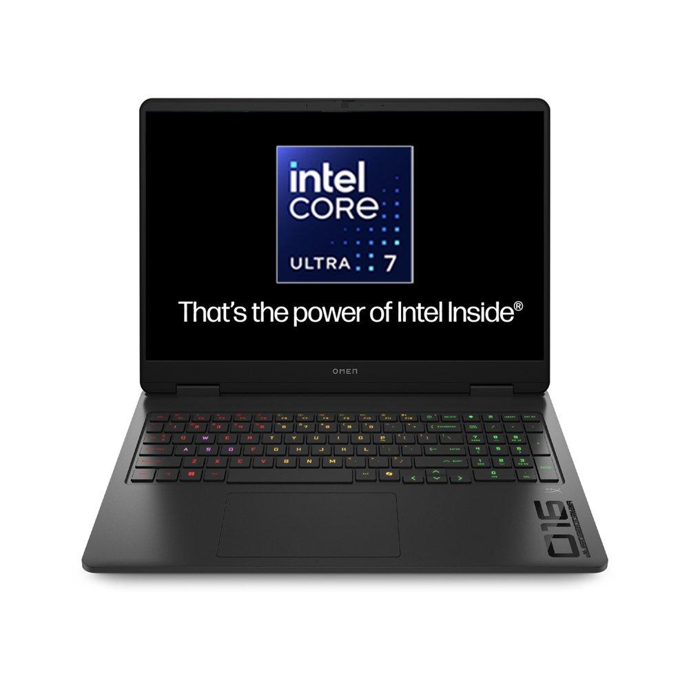 HP Omen Laptop, Intel Core Ultra 7, 24GB RAM, 1TB SSD, NVIDIA GeForce RTX 5060, 16”, Windows 11 Home, 16-AM0036NE - Black