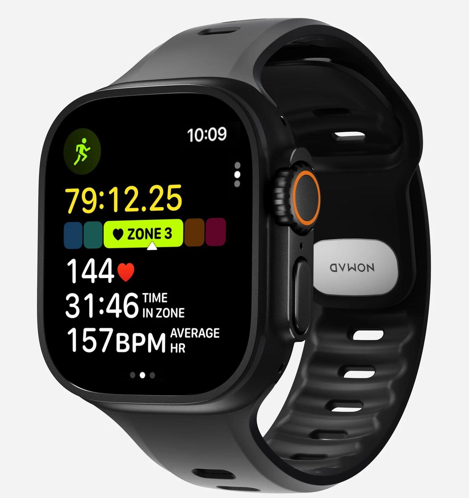 Nomad Tempo Band For Apple Watch, 49 mm, NM011482858- Black