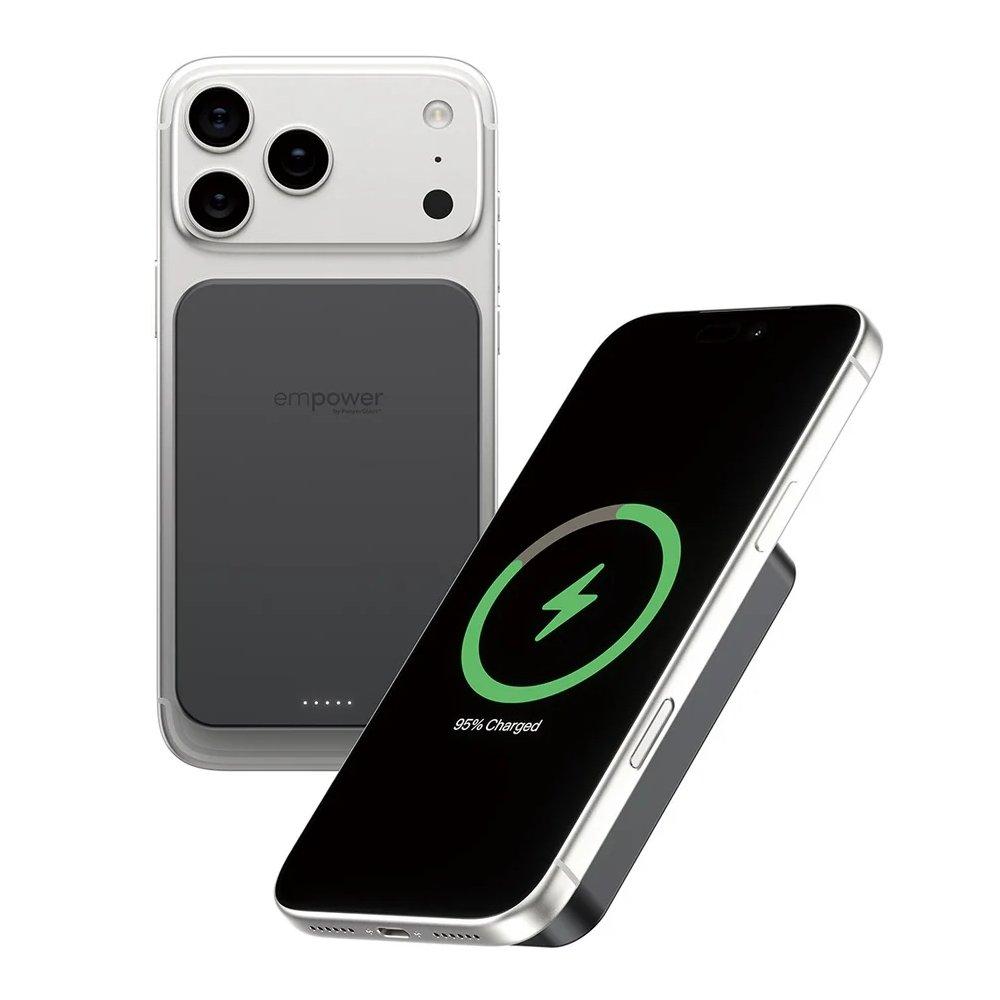 PanzerGlass Empower Qi2 Power Bank, 10000mAh, EM82609- Black