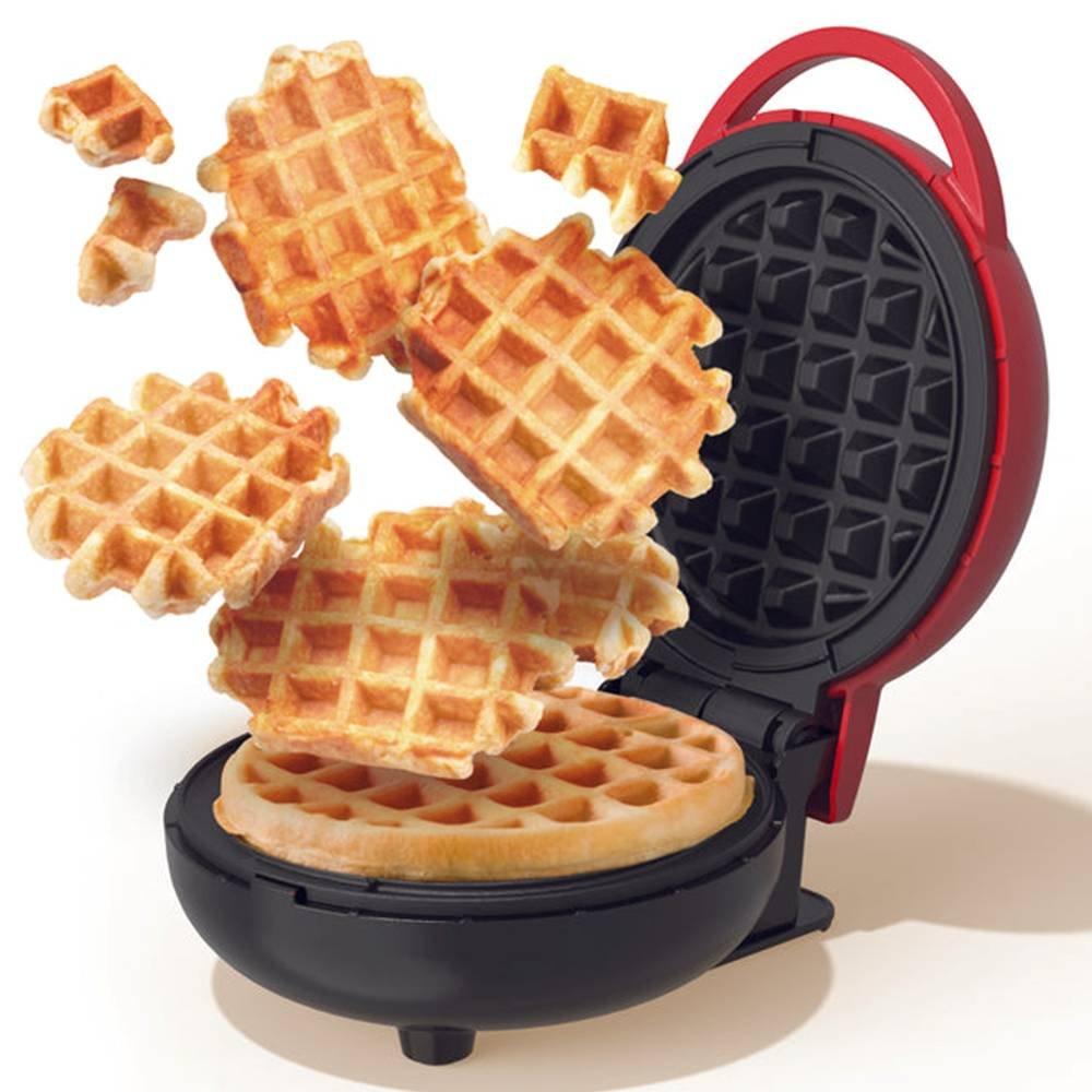 Nutricook Mini Waffle Maker - Red