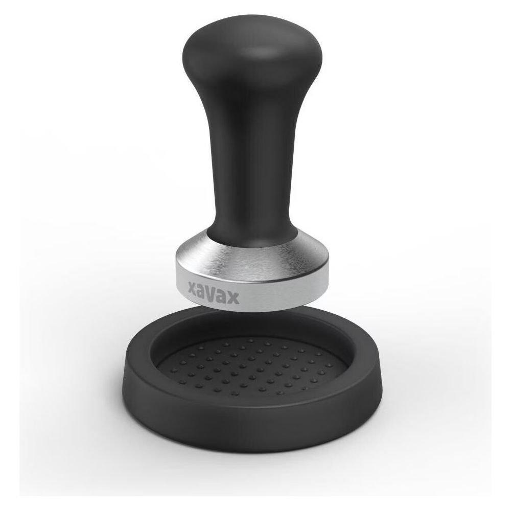 Xavax Coffee Tamper SS, 51mm, Black.