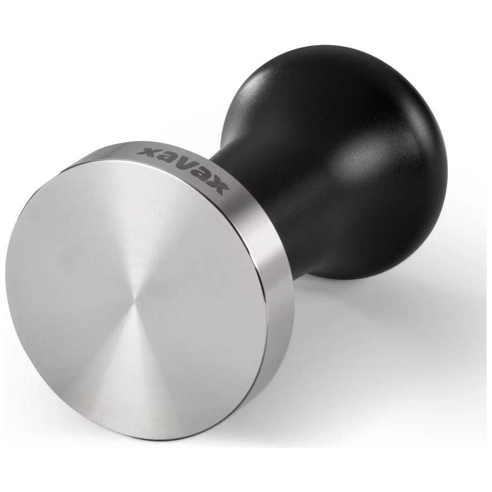 Xavax Coffee Tamper SS, 51mm, Black.