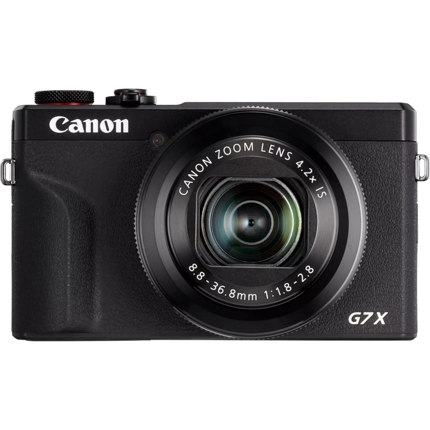 Canon Powershot G7 X Mark III Premium Vlogger Kit, 3637C027AA - Black