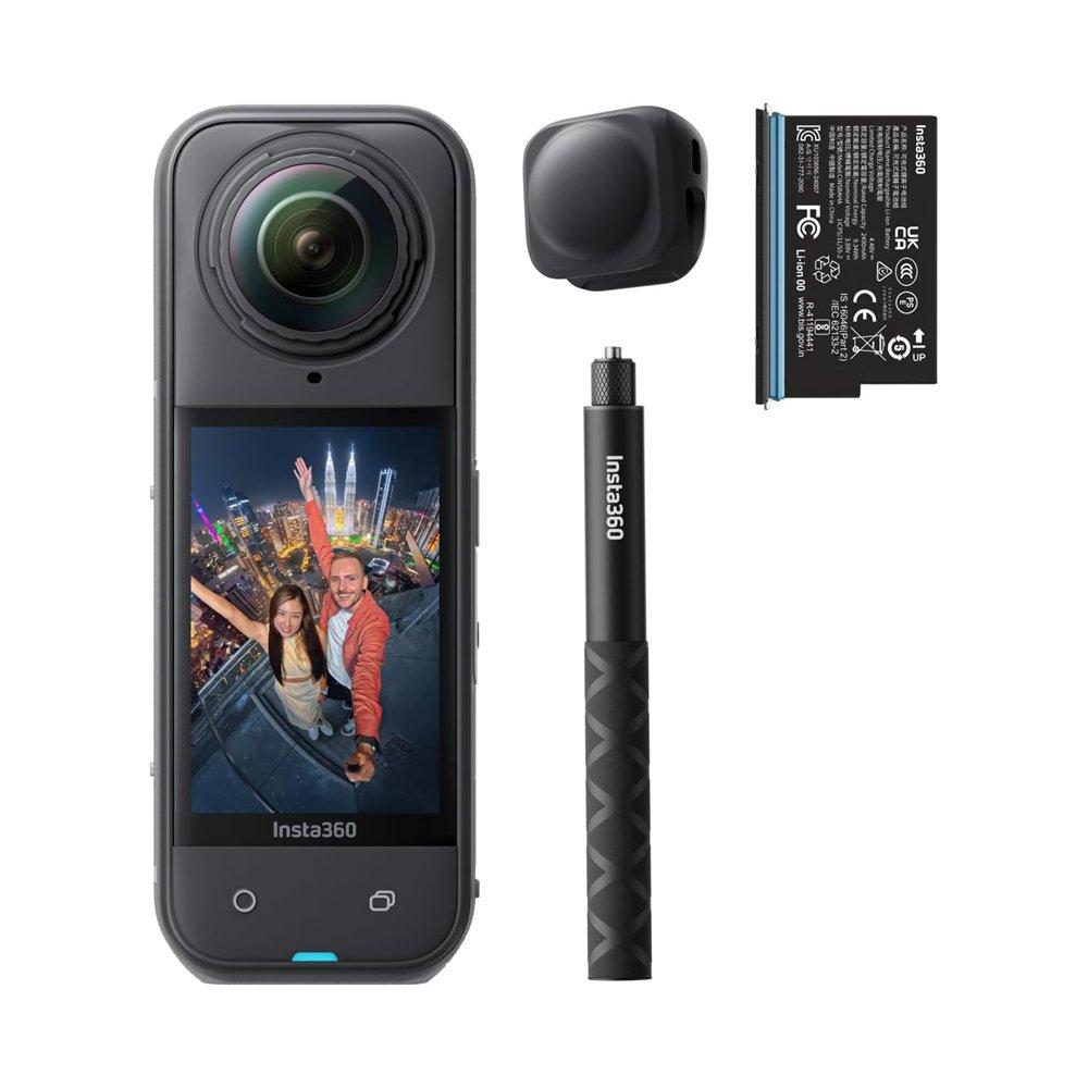 INSTA360 X5 Action Camera (Starter Bundle) - Black