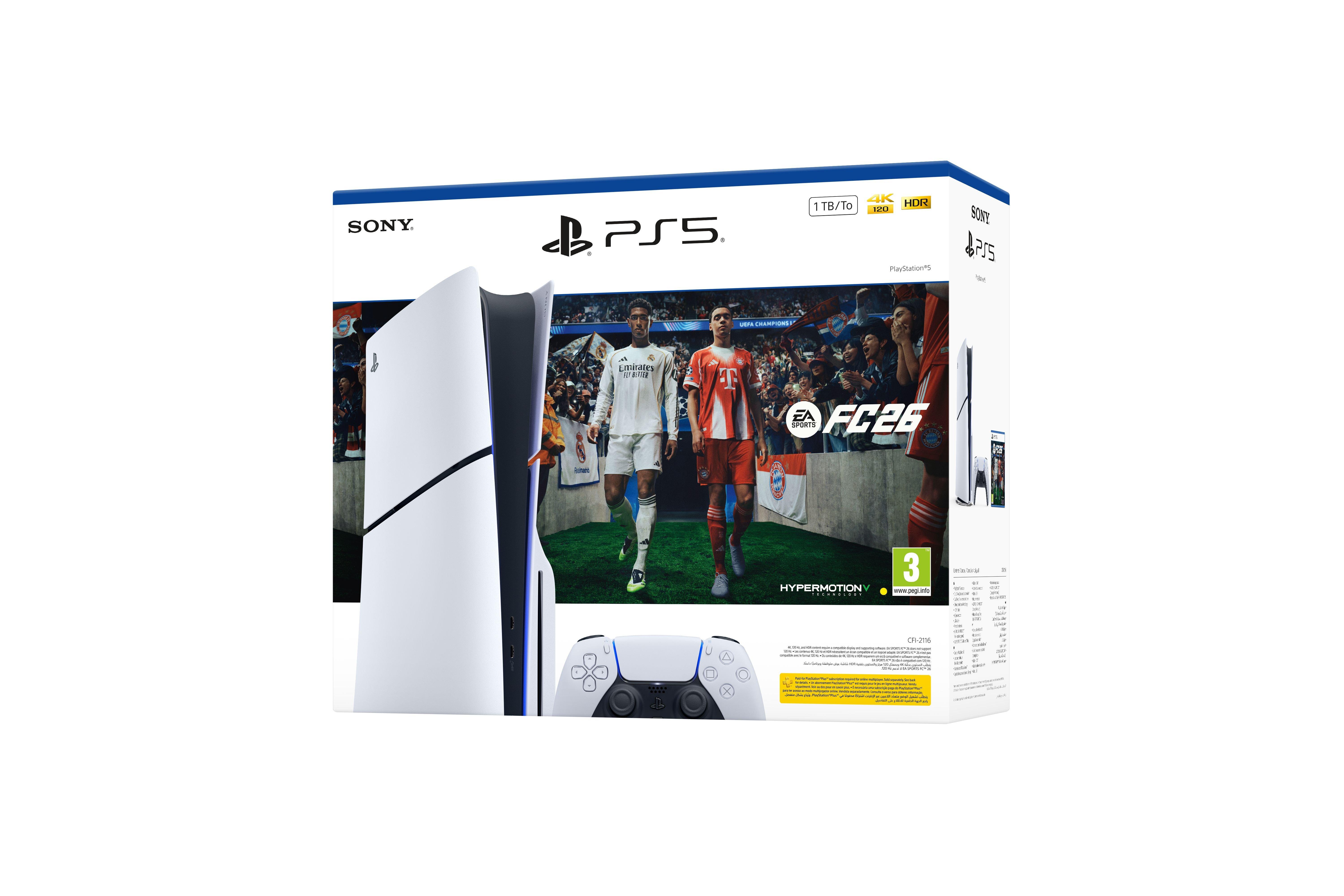 Bundle Sony PlayStation 5 Slim Disc Edition with EA Sports FC 26 