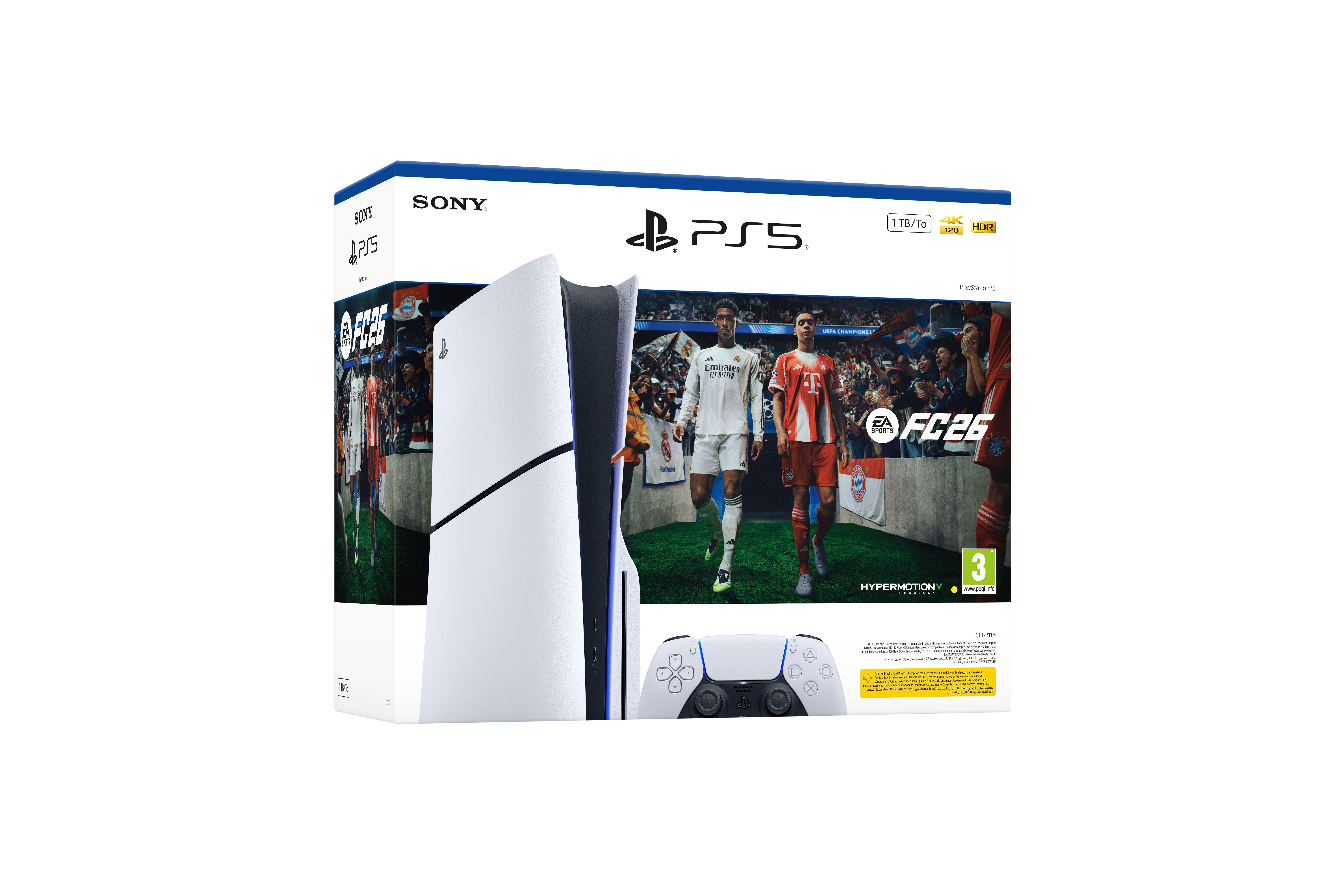 Bundle Sony PlayStation 5 Slim Disc Edition with EA Sports FC 26 