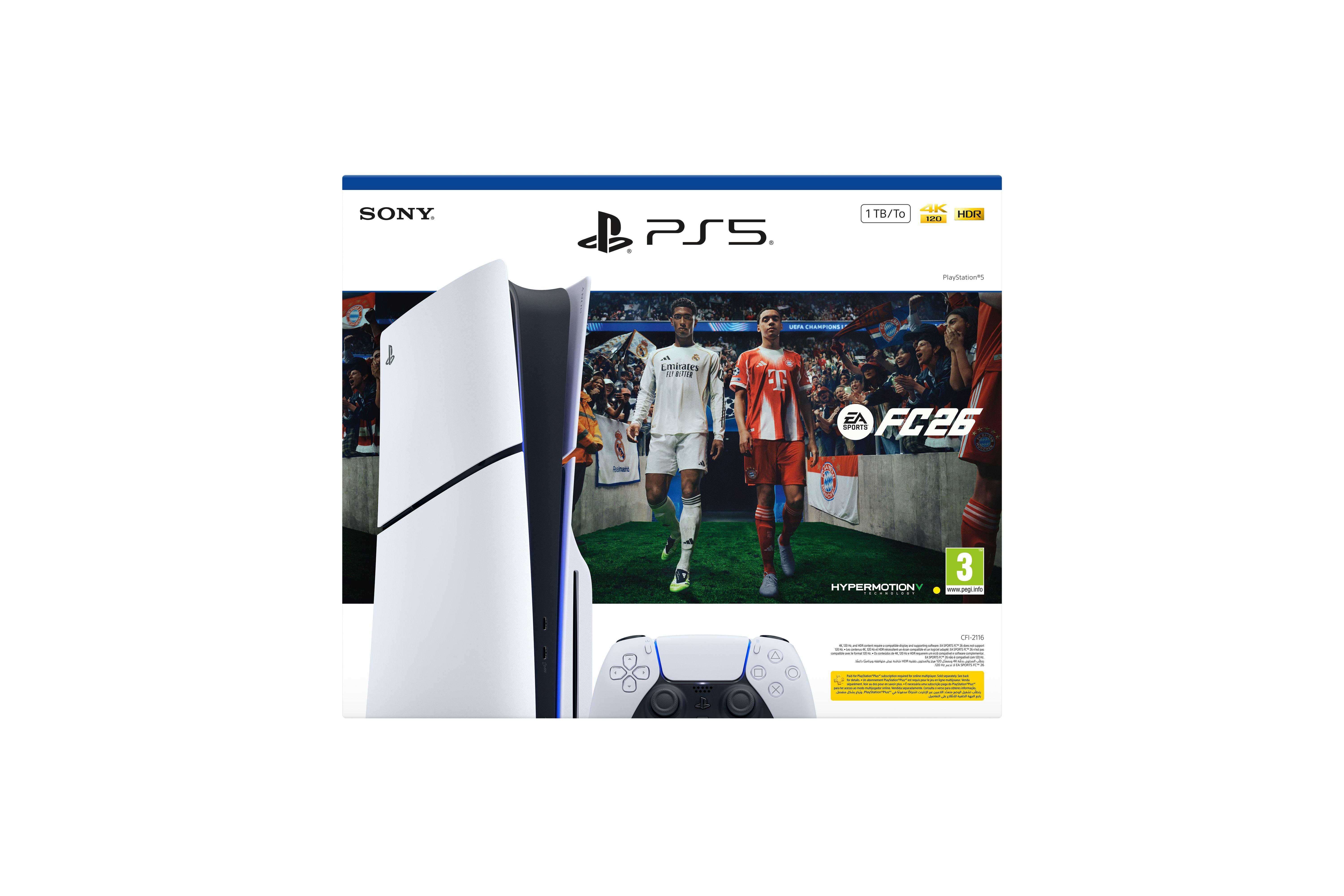 Bundle Sony PlayStation 5 Slim Disc Edition with EA Sports FC 26 