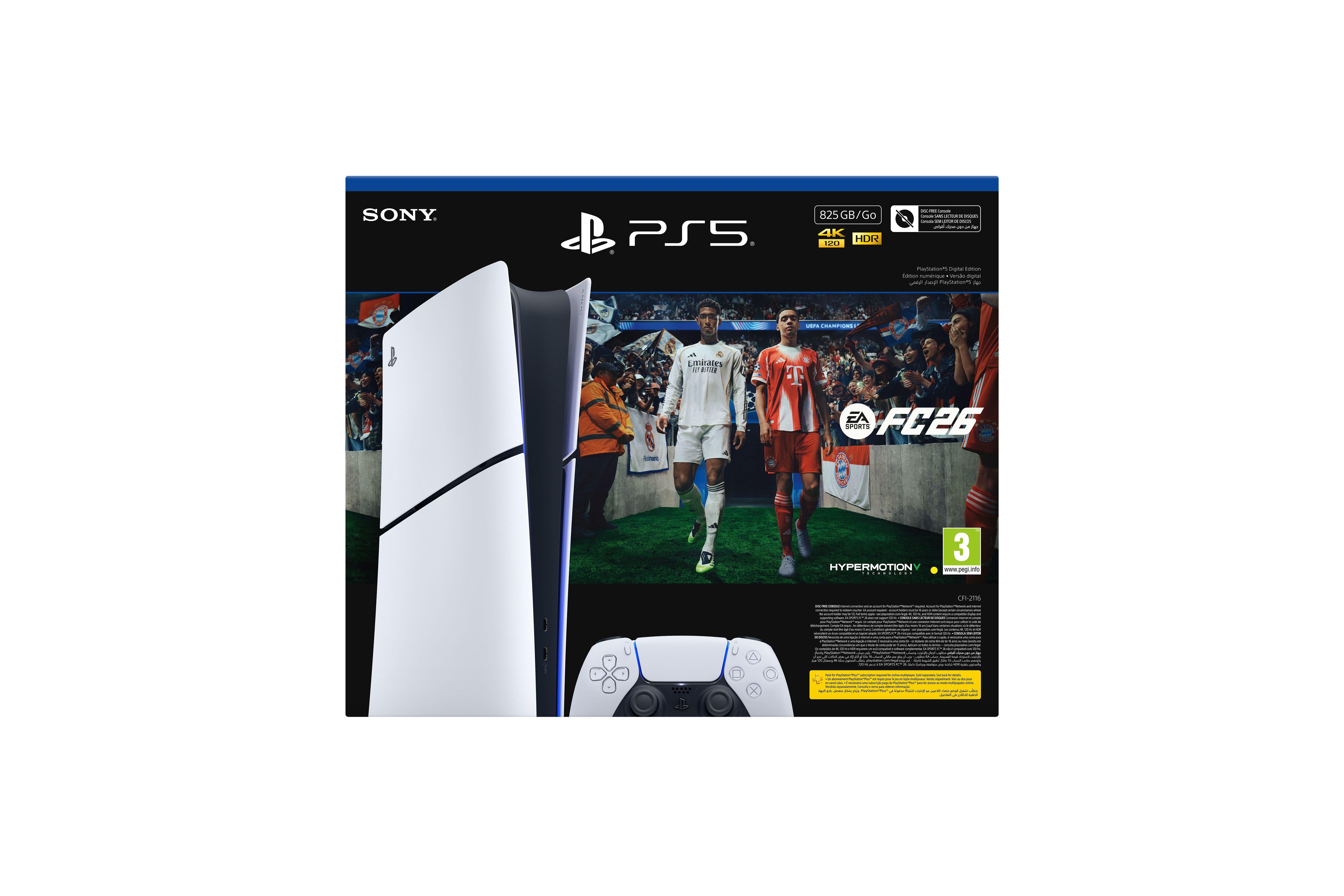 Bundle Sony PlayStation 5 Digital Console with EA Sports FC26 