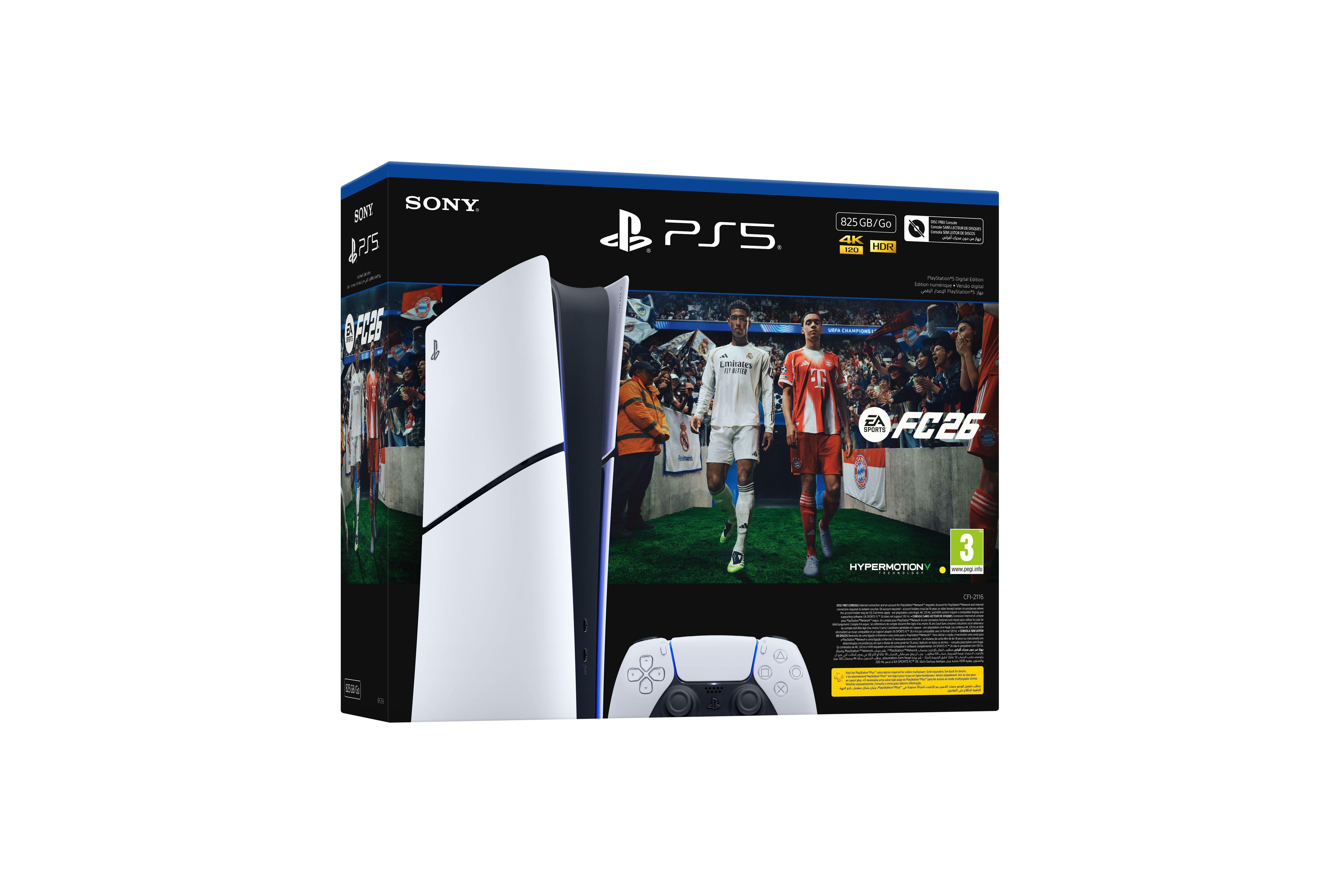 Bundle Sony PlayStation 5 Digital Console with EA Sports FC26 