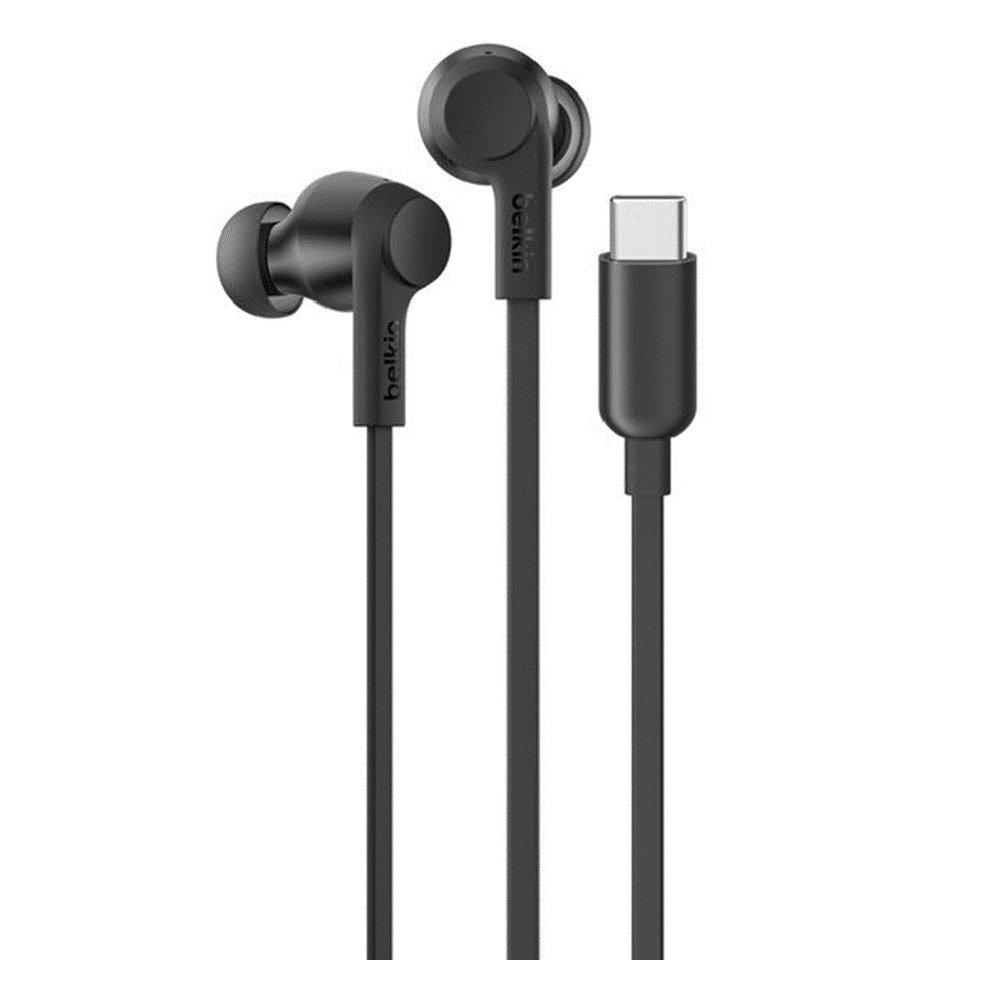 Belkin SoundForm ANC Wired Earbuds, G3H0003HQBK - Black 