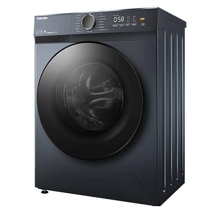 توشيبا طباخ غاز 90×60 سم + ثلاجة بفريزر علوي + غسالة تحميل أمامي 10 كجم