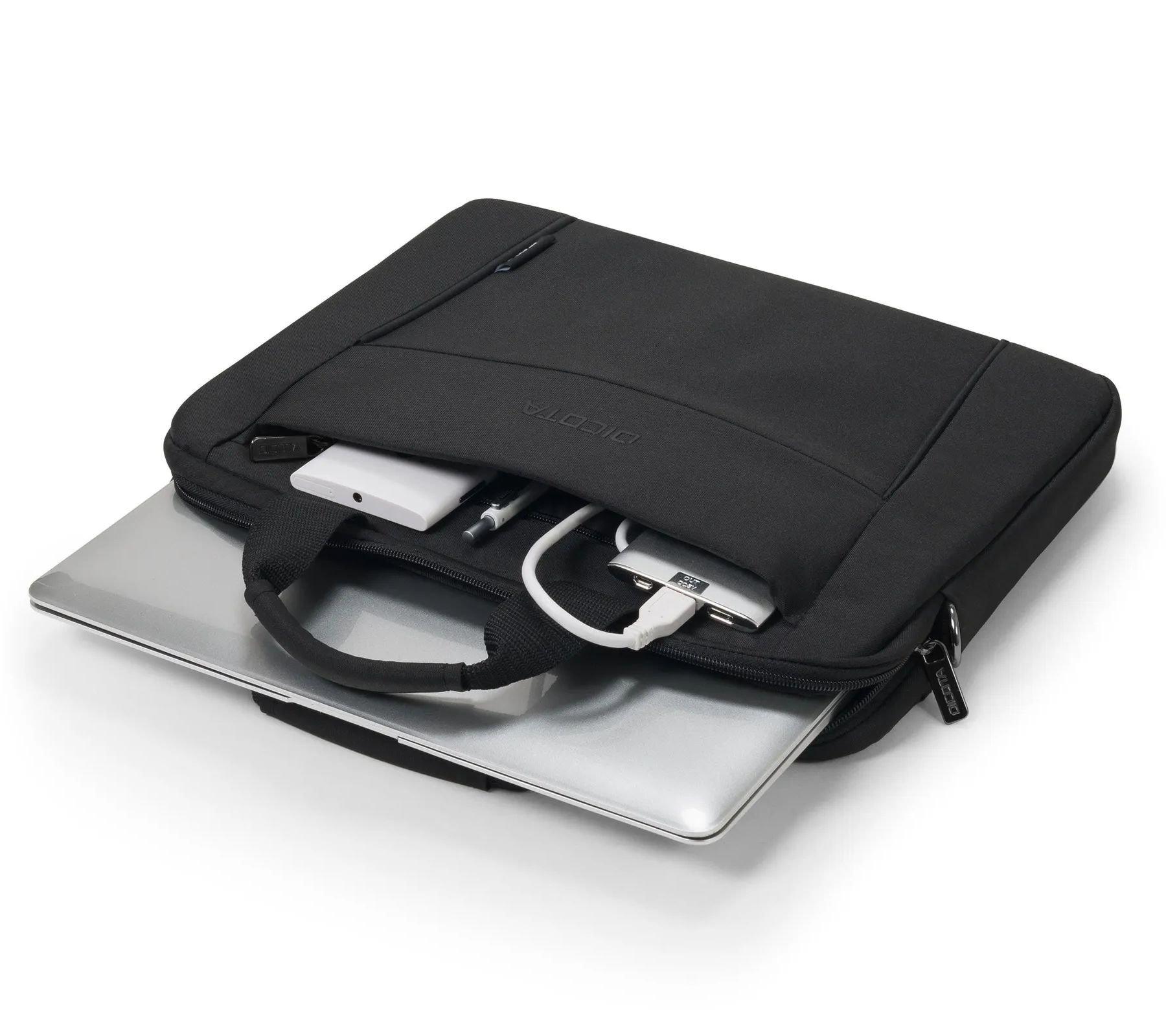 Dicota Slim Eco BASE Laptop Case, 13-14.1 Inch, D31304-RPET - Black