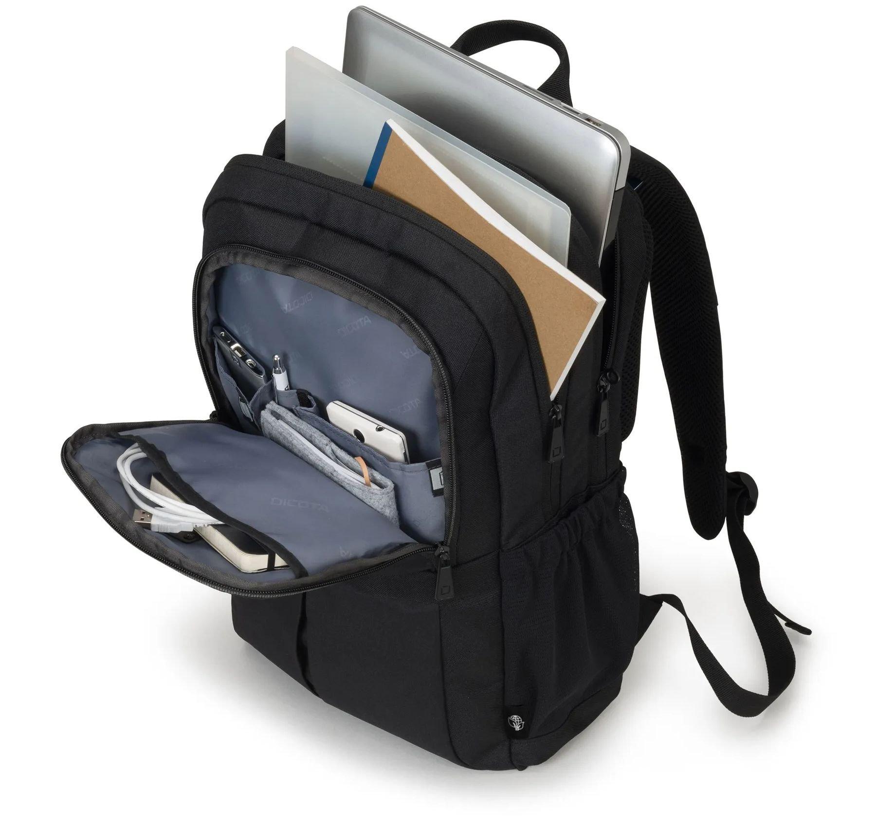 Dicota Eco SCALE Laptop Backpack, 13-15.6 Inch, D31733-RPET - Black