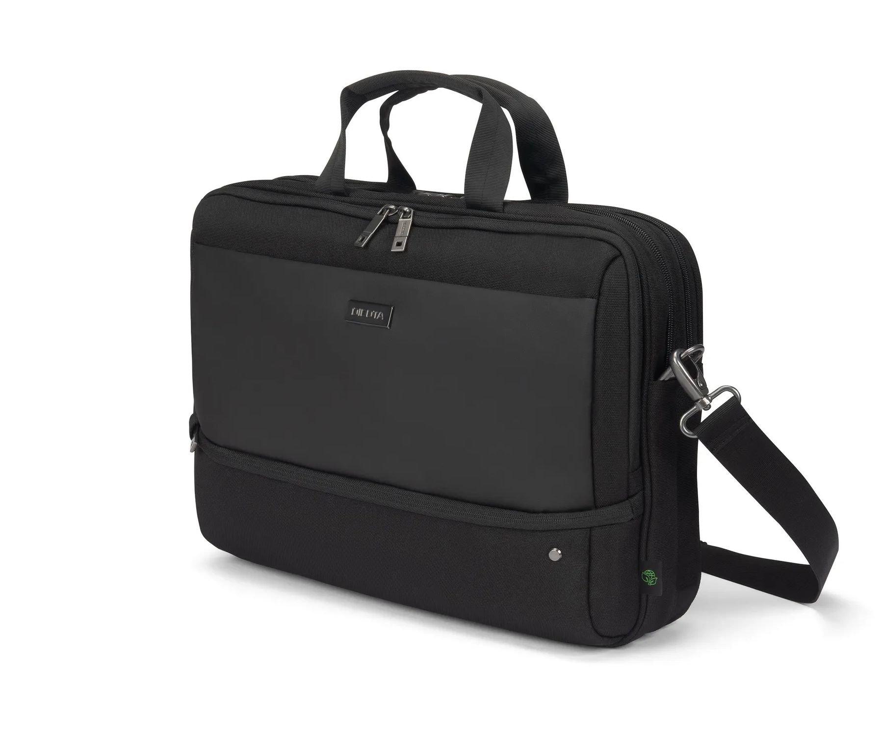 Dicota Top Traveller FIVE Laptop Case, 12-14 Inch, D31304-RPET - Black