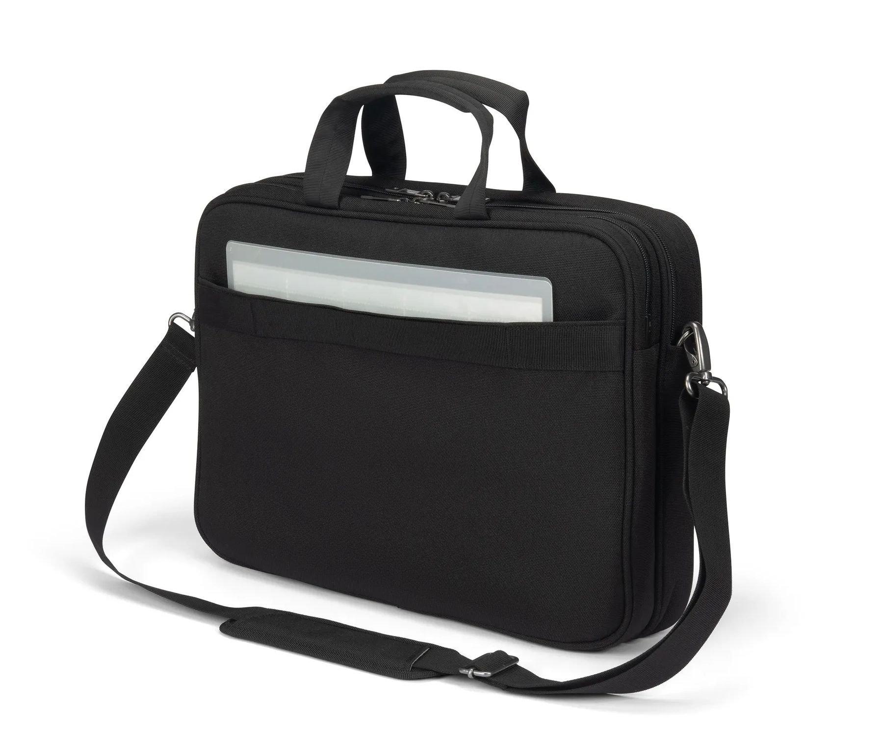 Dicota Top Traveller FIVE Laptop Case, 12-14 Inch, D31304-RPET - Black