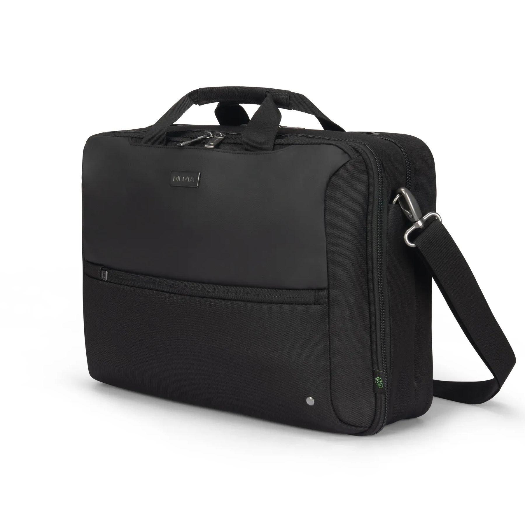 Dicota Top Traveller Dual FIVE Laptop Case, 14-16 Inch, D32167-RPET - Black