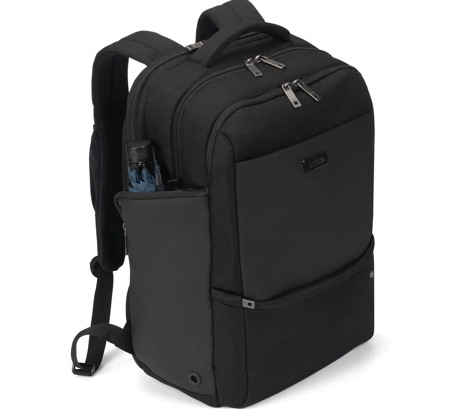 Dicota FIVE Laptop Backpack, 15-17.3 Inch, D32163-RPET - Black